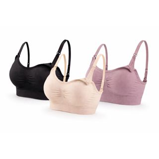 Kit 3, 2 e 1  Sutiãs Top De Amamentação Para Mamães Com Bojo Reforçado em Oferta na Shopee