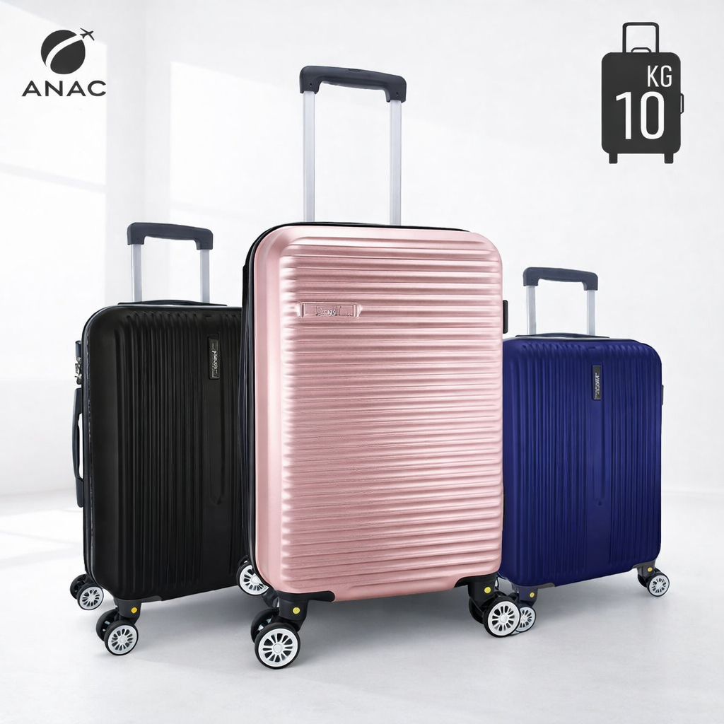 Mala de Bordo Viagem 10kg Anac ABS Roda Removivel 360 em Oferta na Shopee