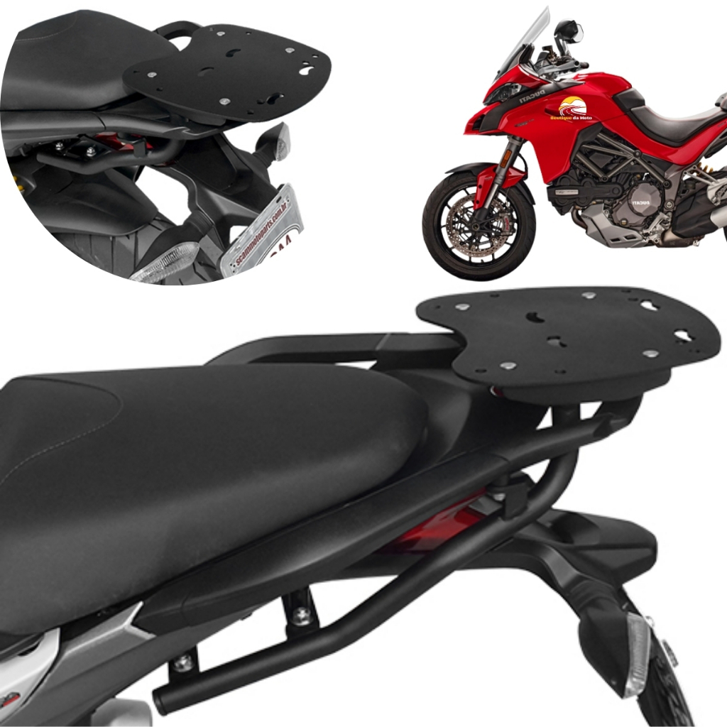 Suporte Baú Multistrada 950 Scam Bagageiro Superior Ducati 2018 Em Diante