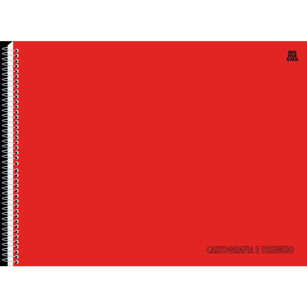 Caderno Cartografia Desenho Capa Lisa Vermelho Escolar Estudante Crianca Faculdade Resistente Papel Alta Qualidade Kids