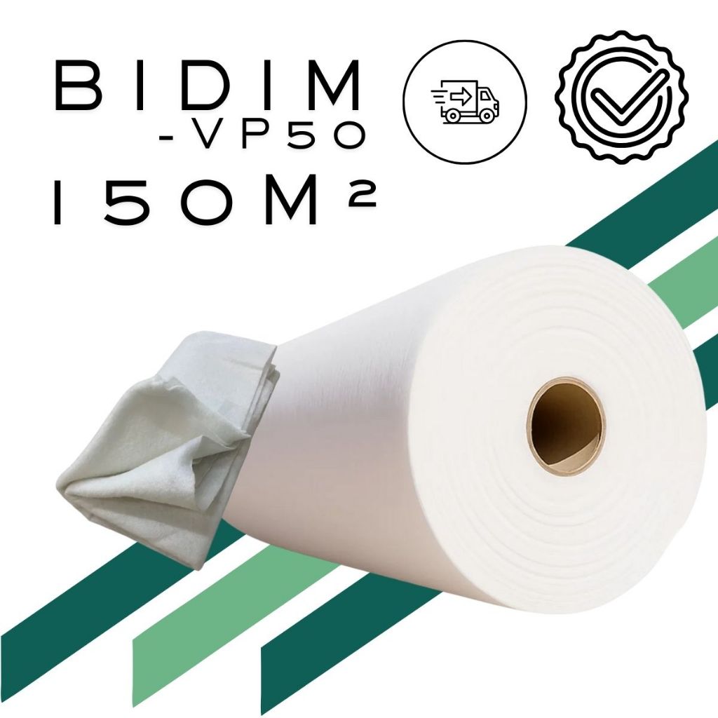 Manta Bidim 150m Vp50 | Impermeabilizante Para Telhado Lajes