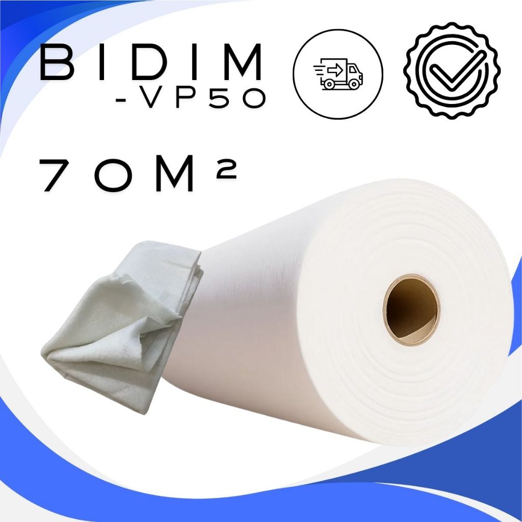 Manta Bidim 70m VP50 | Ideal Para Impermeabilização