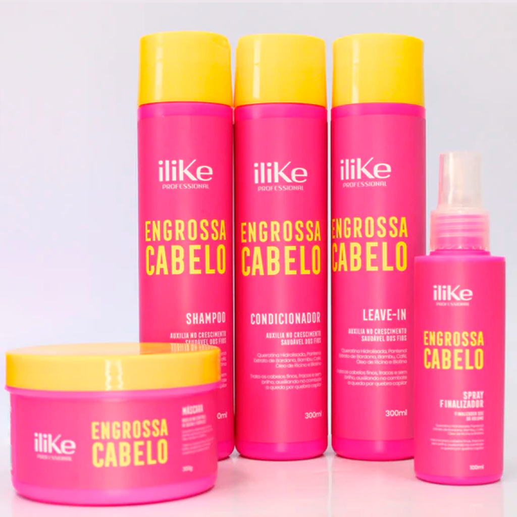Ilike Engrossa Cabelo Original | Crescimento + Volume – 5 Produto