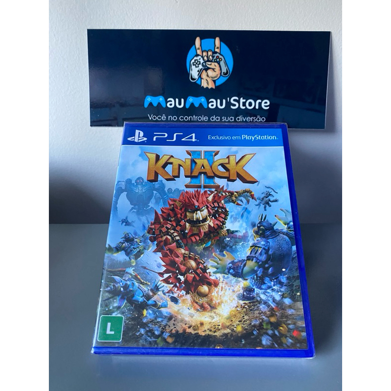 Knack 2 PS4 (Novo/Lacrado) - Original Mídia Física Jogos de Aventura PlayStation 4