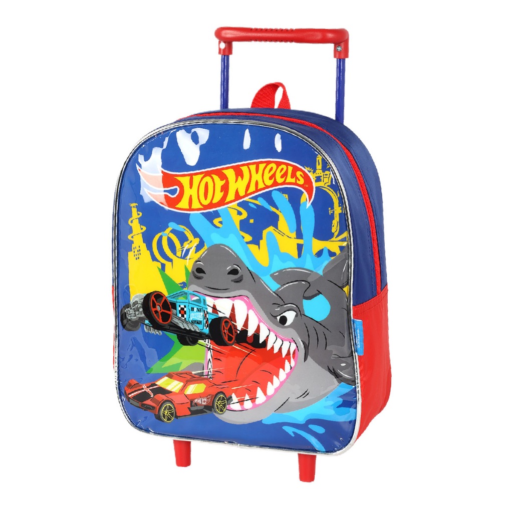 Mochila Escolar De Rodinhas Infantil Creche Escolinha Personagens Original Disney Luxcel em Oferta na Shopee