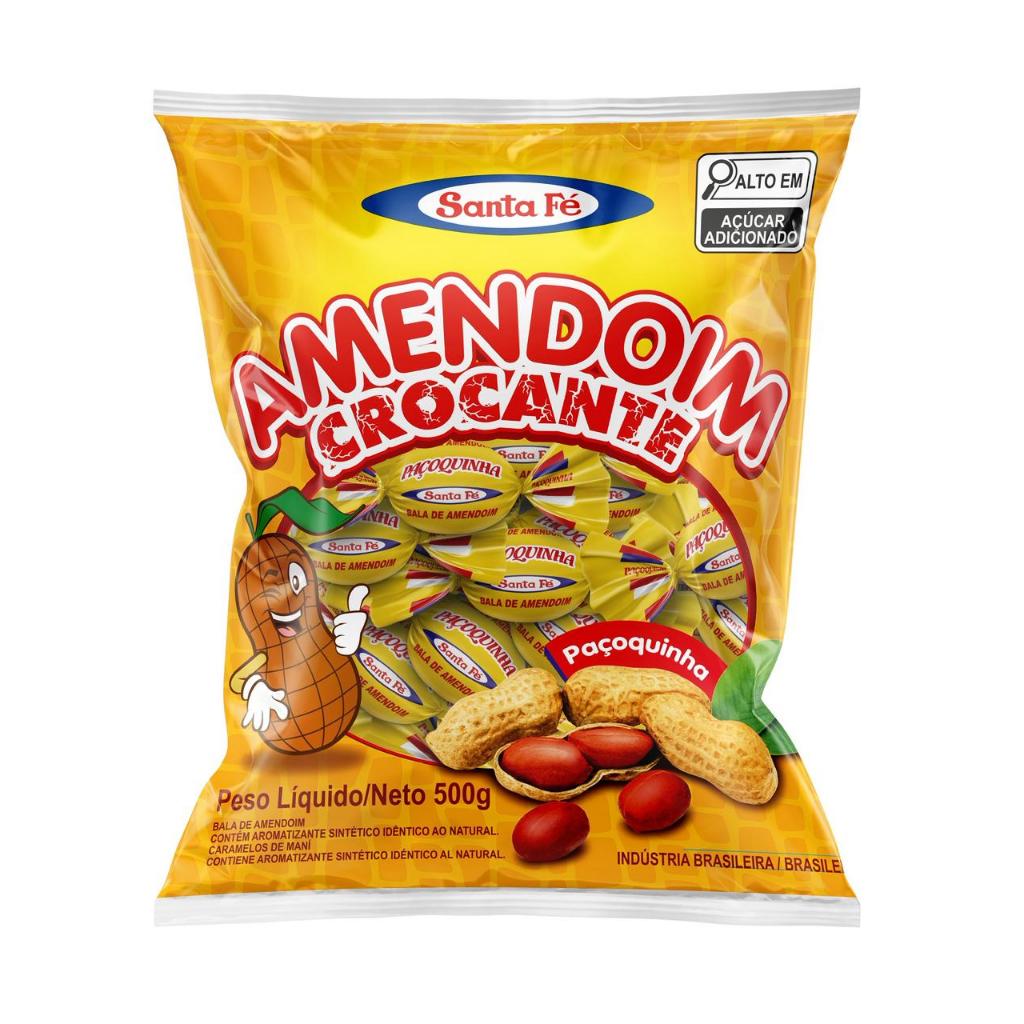 BALA AMENDOIM CROCANTE ESPECIAL 500G SANTA FÉ