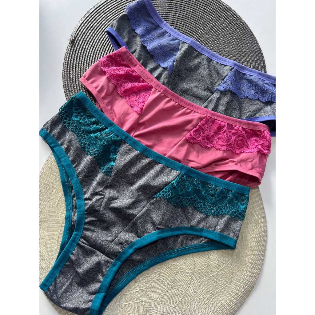 Kit 5 Calcinha Plus Size Confortável Calça Dilene 48 50 52 Rendada Feminina Adulto Calcinha Cintura Alta em Oferta na Shopee
