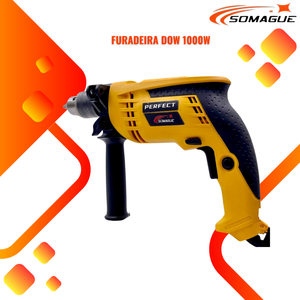 Furadeira E Parafusadeira De Impacto 1000W Mega Promoção 220V em Oferta na Shopee