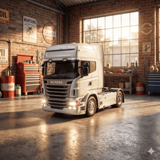 Miniatura Scania V8 R730 Caminhão de Coleção Cavalinho Mecânico Trucado Truck 1/64 Welly em Oferta na Shopee