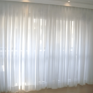 Cortina de Voal Branca Sem Forro 6,00x2,80 M para Varão Simples Leve e Elegante em Oferta na Shopee