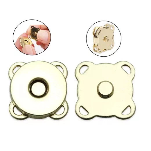 Kit 5 Botões Magnético Imantado Imã Niquel P/ Costurar