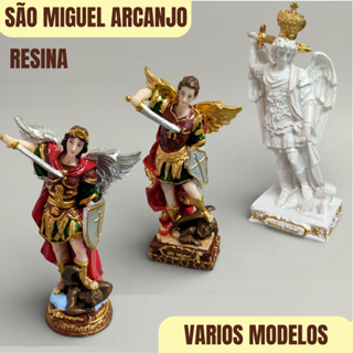 São Miguel Arcanjo imagem Luxo Resina - Vários Modelos em Oferta na Shopee