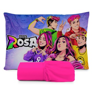 JOGO DE LENÇOL SOLTEIRO INFANTIL DOS ROSAS EMILLY VICK FRONHA TRAVESSEIRO, LENÇOL DE ELASTICO em Oferta na Shopee