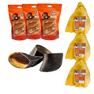 Mordedor Natural para Cães Casco Bovino Traqueia Bovina Orelha Bovina Kits Sortidos em Oferta na Shopee