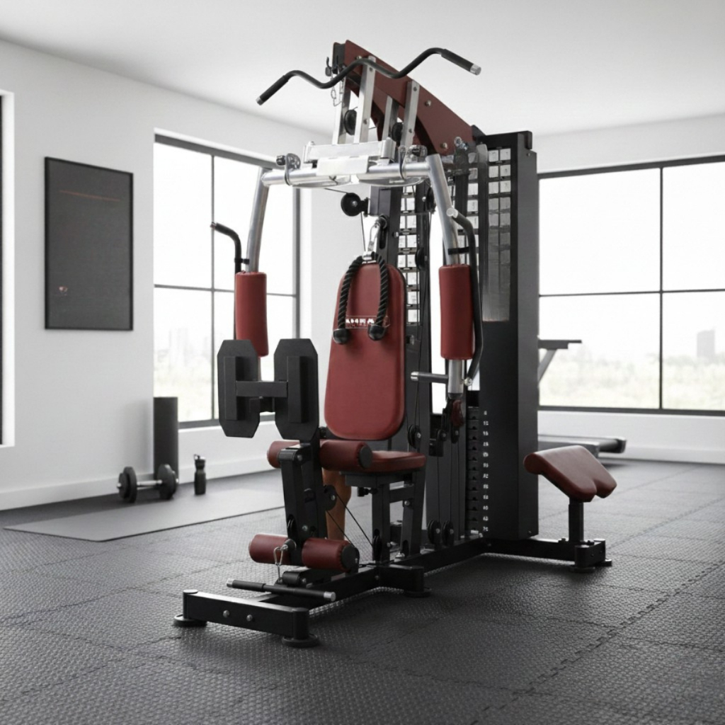 Estação de Musculação Prime 72kg com Leg Press Premium Academia Condomínio