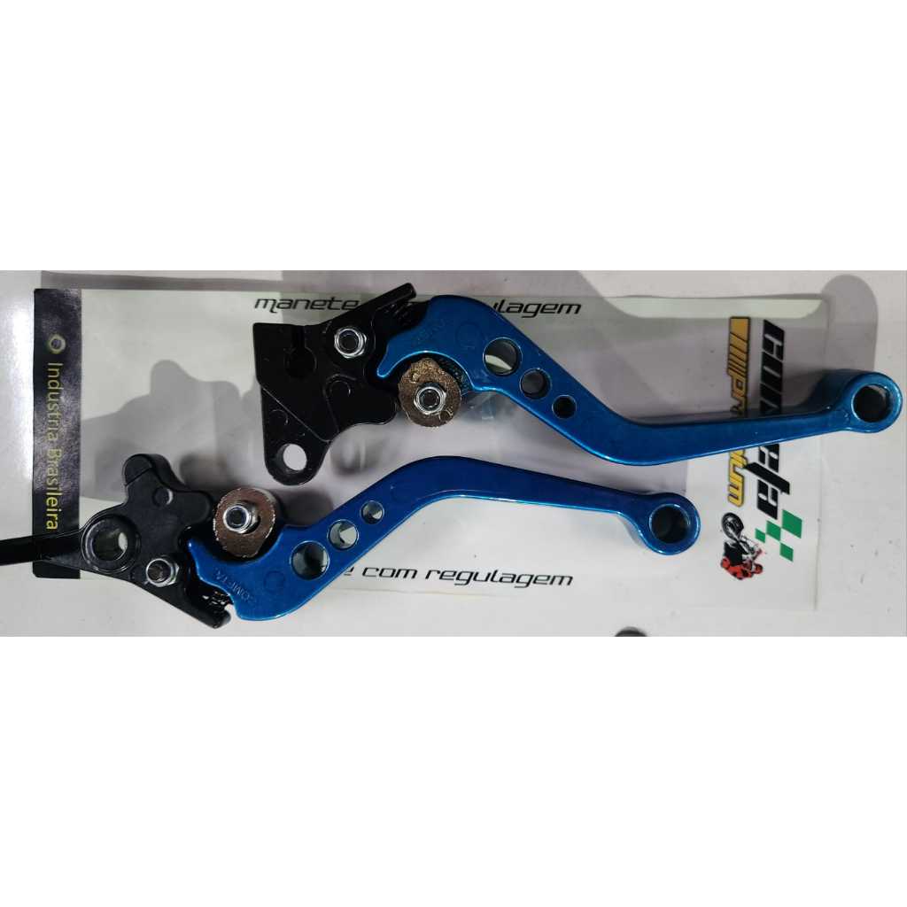 Manete Esportivo Cb300R Cbx 200 Strada Cbx 250 Twister azul