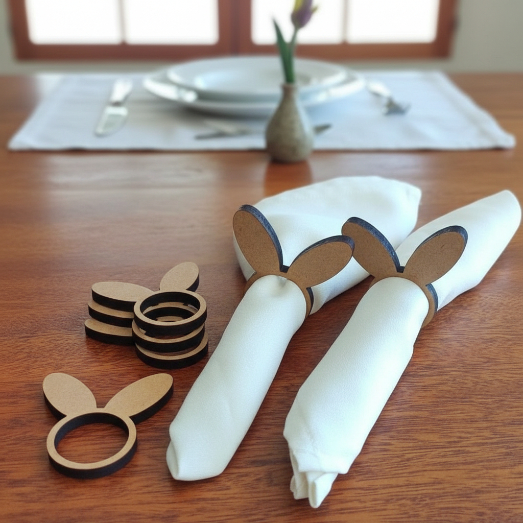 Porta guardanapo decorativo PASCOA mdf 3mm