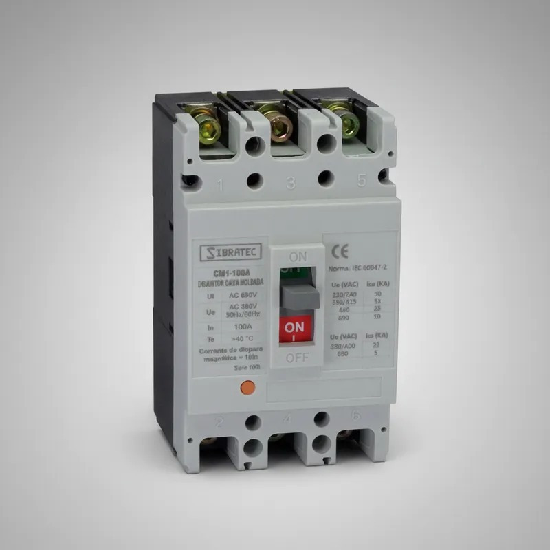 Disjuntor Caixa Moldada Trifásico 150a Sibratec 690v