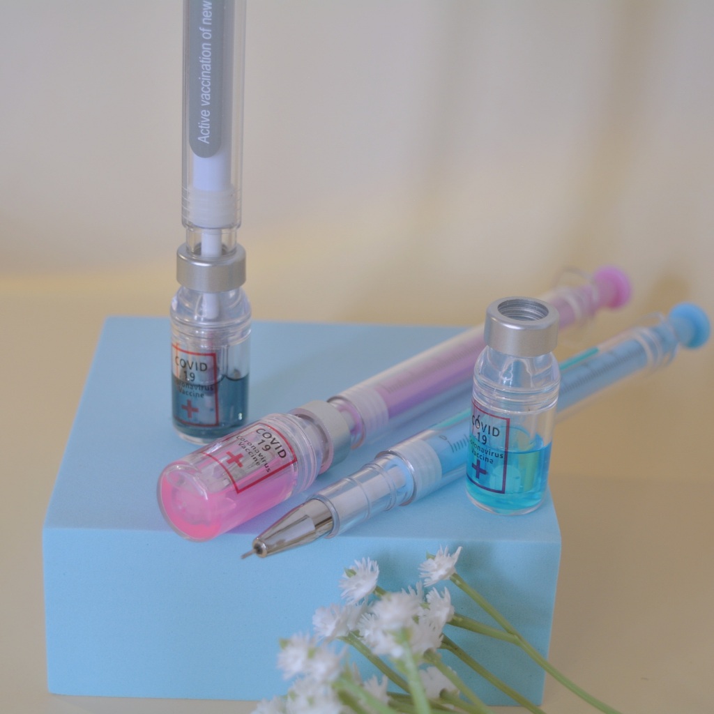 Caneta Seringa Ponta Fina Divertido Área da Saúde - Medicina Enfermagem Biomedicina Biologia