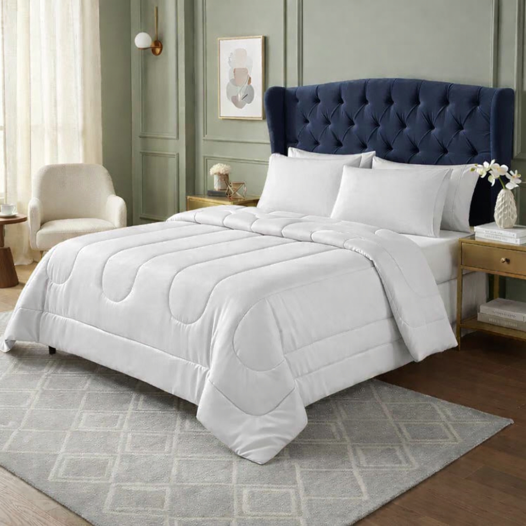 Edredom Super King Size 400 Fios Dupla Face Grosso Hotel