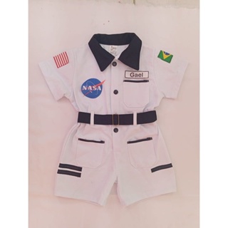 macacão infantil astronauta em Oferta na Shopee