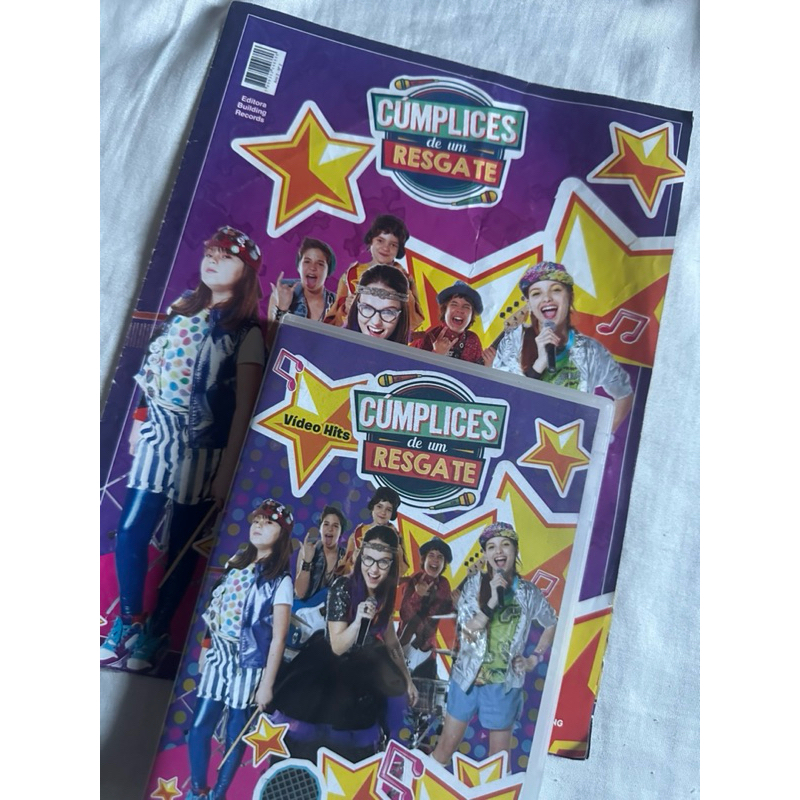 REVISTA PÔSTER + DVD Cúmplices de Um Resgate SBT (2016)
