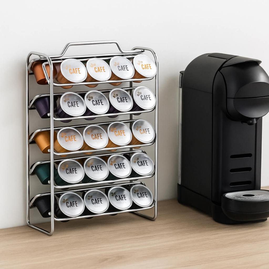 Suporte Porta 50 Cápsulas Café Expresso Nespresso Porta Cápsulas Café