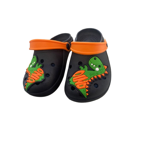 Sandália Sapato Infantil Croks Babuche Dinossauro Menino Macia Divertido  Antiderrapante Promoção Envio Rápido