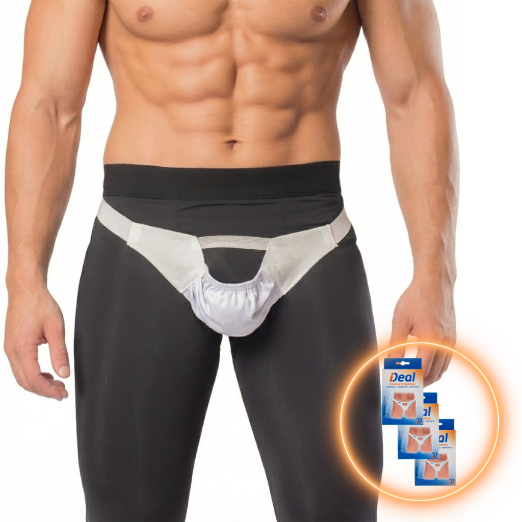 Kit com 3 Suspensórios Escrotais - Suspensório Escrotal Modelo Versátil Suporte Escrotal Testículo