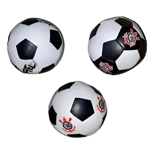 Bola Macia De Futebol Mini Pequena Corinthians SORTIDA