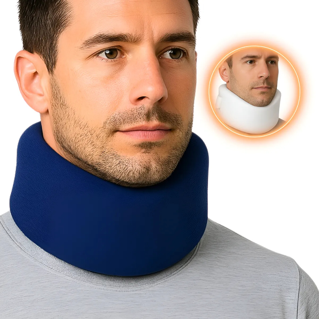 Colar Cervical de Espuma Para Dormir Torcicolo Alívio de Dores Imobilizador Ortopédico Hospital