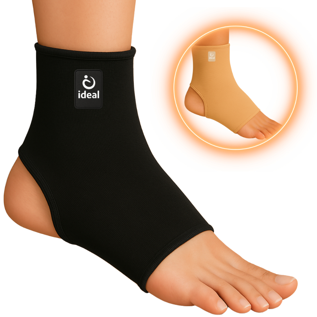 Tornozeleira Ortopédica de Compressão Ajustável Elástica Estabilizadora Esportiva Futebol em Oferta na Shopee