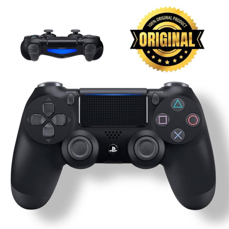 Controle Original Dualshock 4 Sony Ps4 - Sem Fio Preto Recondicionado