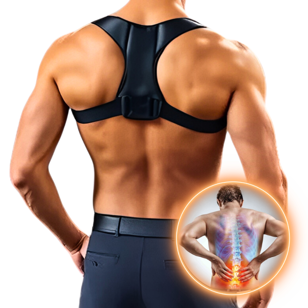 Colete Corretor De Postura Postural Feminino Masculino Alinha Coluna Corcunda Unissex Inteligente em Oferta na Shopee