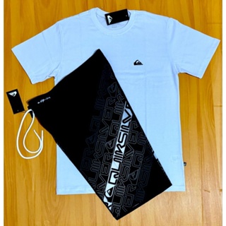 Conjunto Masculino Camiseta e Bermuda Qs em Oferta na Shopee