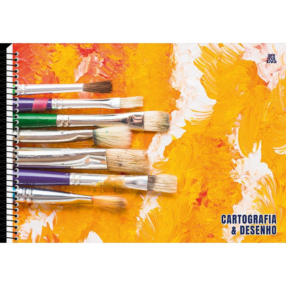 Caderno Cartografia Desenho Tema Arte Pintura S Escolar Estudante Crianca Faculdade Resistente Papel Alta Qualidade