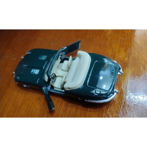 Miniatura Jaguar E-Type Conversível Verde Diecast Colecionável Clássico PARA COLECIONADOR