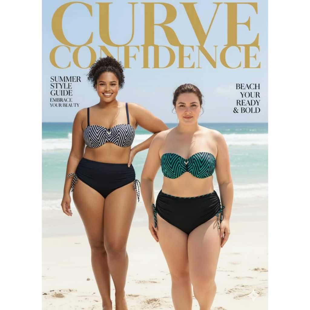 Biquíni Plus Size Importado: Bojo com Aro, Alças Removíveis e Calcinha Cintura Alta. Conforto e Proteção UV. De 46 ao 52 em Oferta na Shopee