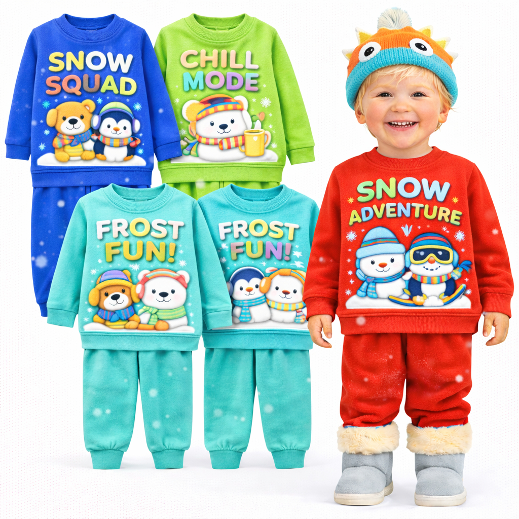 Kit Sortido 2 ou 6 Peças de Roupa Moletom Menino Infantil Bebê Inverno Conjunto Casaco Bebê Agasalho Flanelado de Bebê