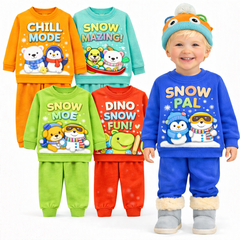 Kit Sortido 2 ou 4 Roupa De Moletom Bebê Menino Infantil Inverno Conjunto Casaco Bebê Agasalho Flanelado de Bebê