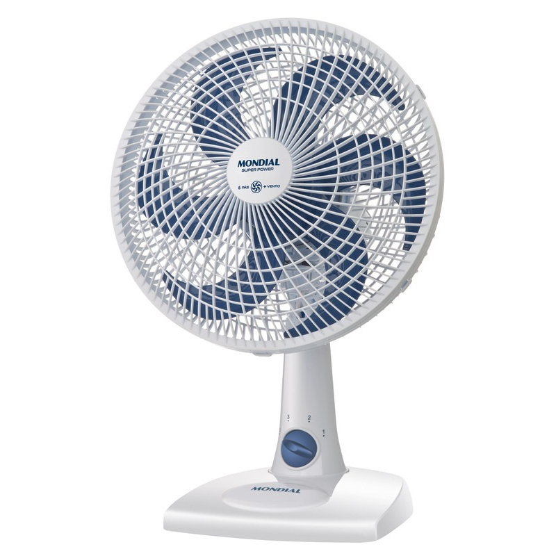 Ventilador Super Power Branco Mondial 30cm 110V 60W VSP-30 Potente e Silencioso.