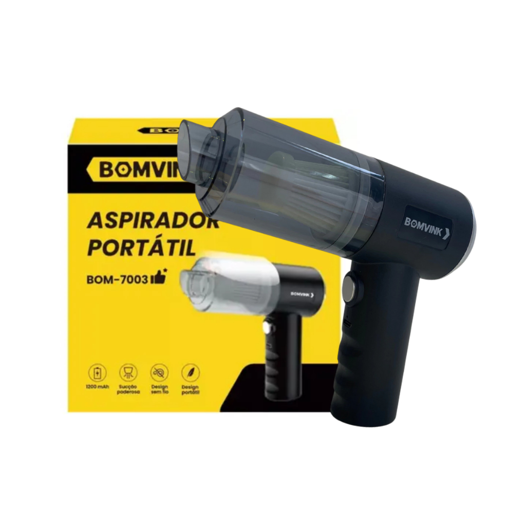 Aspirador Soprador Portátil Carro Sofá Teclado Computador Janelas Pelos Pet (Gato/Cachorro) Sem Fio