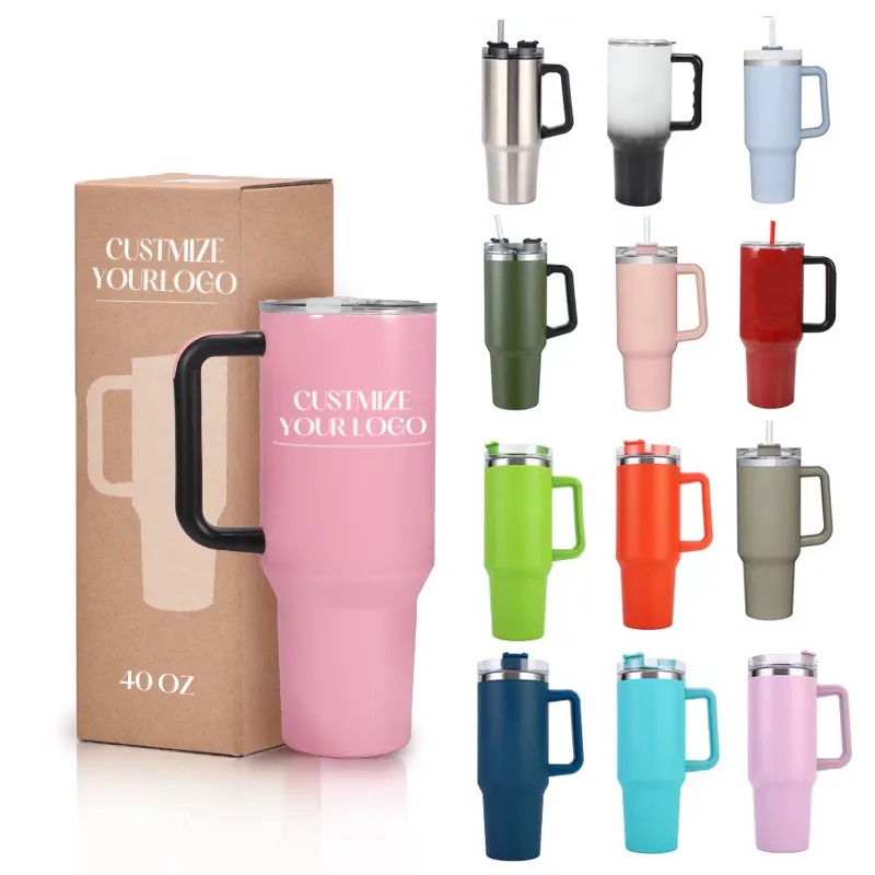 Copo Termico Inox 1200ml Com Canudo E Alca Garrafa Termica Grande Academia Trabalho