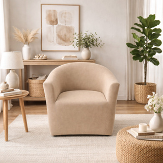 Capa Para Poltrona Ferradura Redondo Em Malha Lisa em Oferta na Shopee