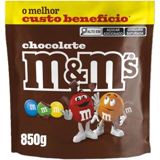 Chocolate confeito ao leite M&M's 850g em Oferta na Shopee