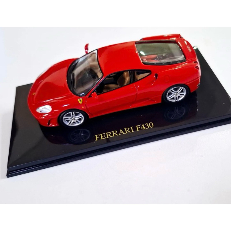 Miniatura Ferrari F430 1:43 Ixo Vermelho
