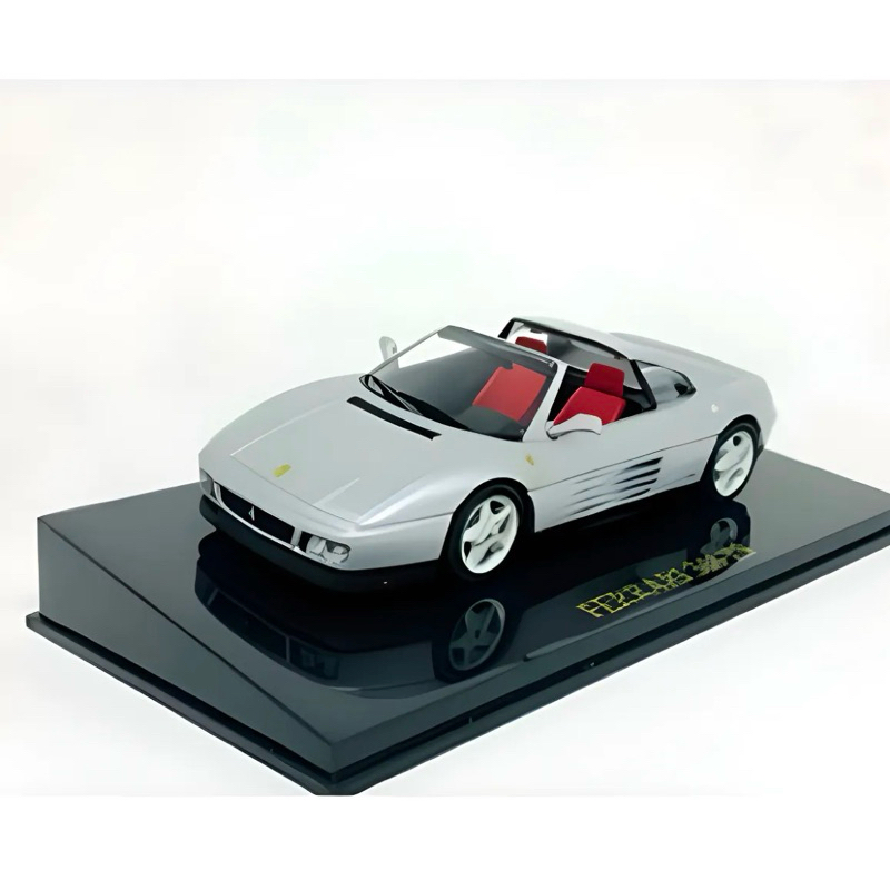 Miniatura Ferrari 348 Ts 1:43 Ixo Prateado