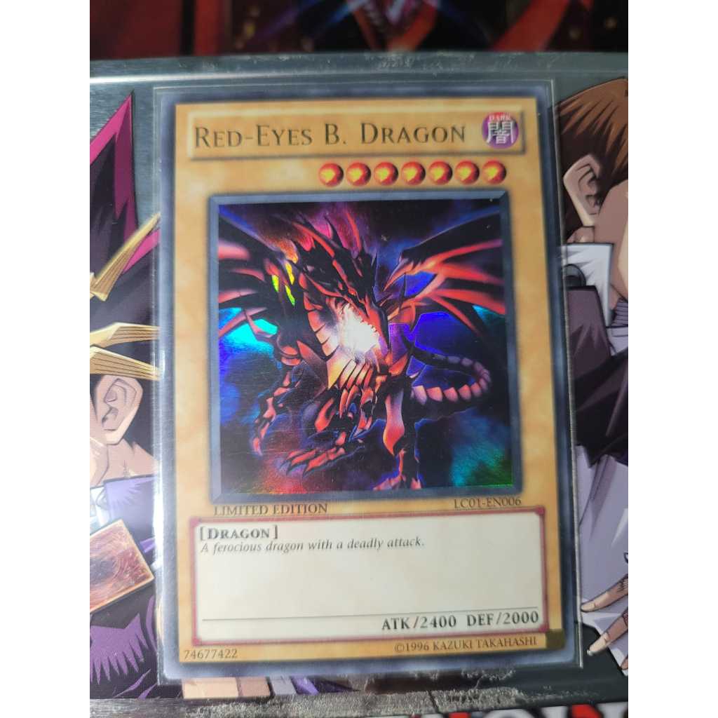 Red-Eyes B. Dragon - Dragão Negro de Olhos Vermelhos - Raridade ULTRA - Yugioh Original Konami.