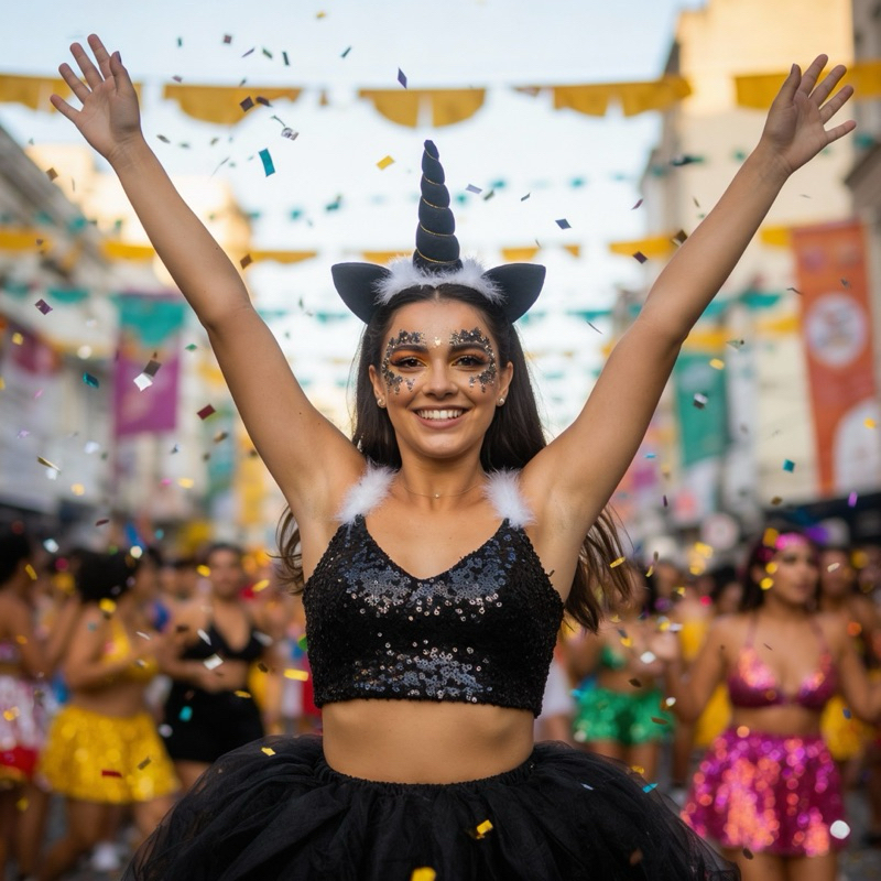 Tiara Unicórnio Arco Cabelo Fantasia Festa Carnaval