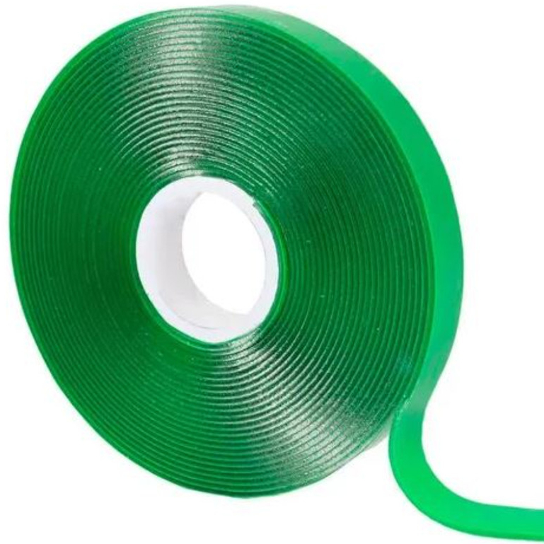 Fita Dupla Face Acrílica Transparente 23mm x 2m Titanium Platina Fixação Forte